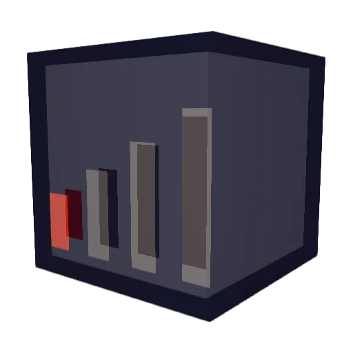 Bobz1lla Minecraft avatar head, 3D render