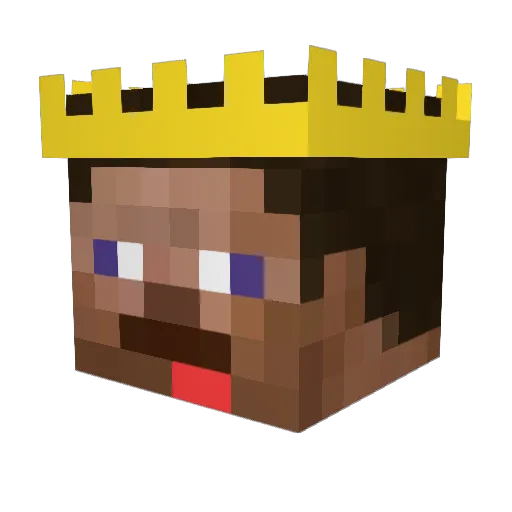 BocajTheGr8 Minecraft avatar head, 3D render