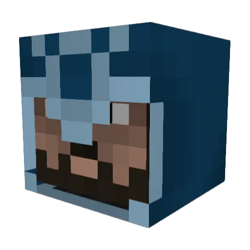 Boccia90 Minecraft avatar head, 3D render