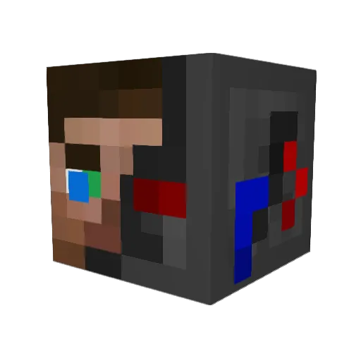 Bock85 Minecraft avatar head, 3D render