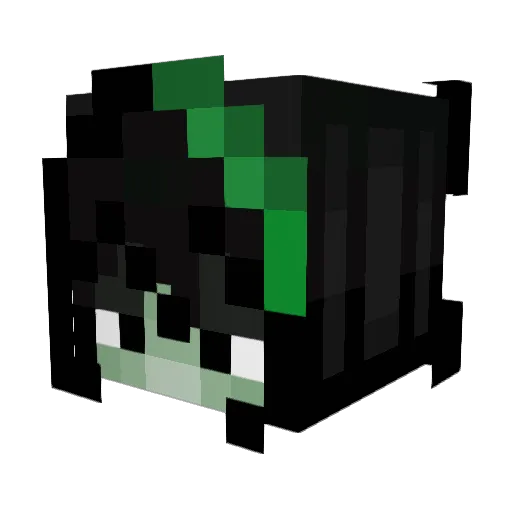 Bock_Bock Minecraft avatar head, 3D render