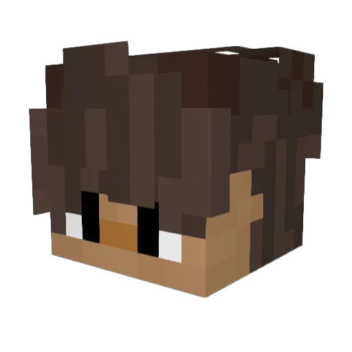 BockbusterFT Minecraft avatar head, 3D render