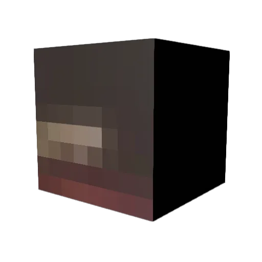 Bocleee Minecraft avatar head, 3D render