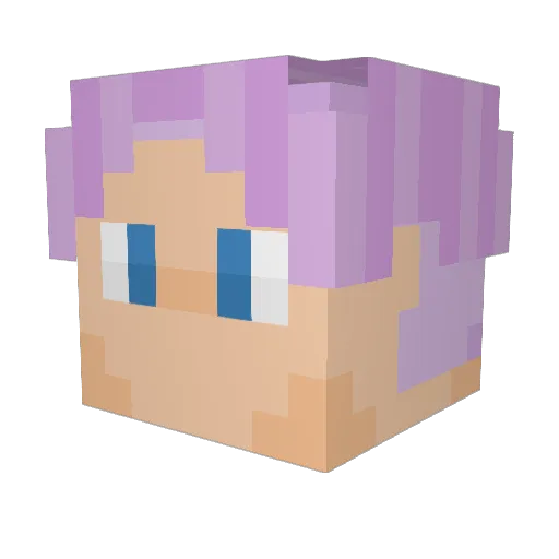 Bodex27 Minecraft avatar head, 3D render