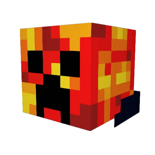 BodhiAS Minecraft avatar head, 3D render