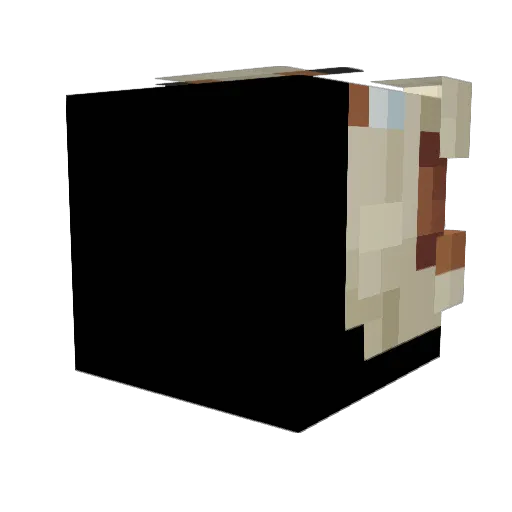 BodhiSuperman Minecraft avatar head, 3D render