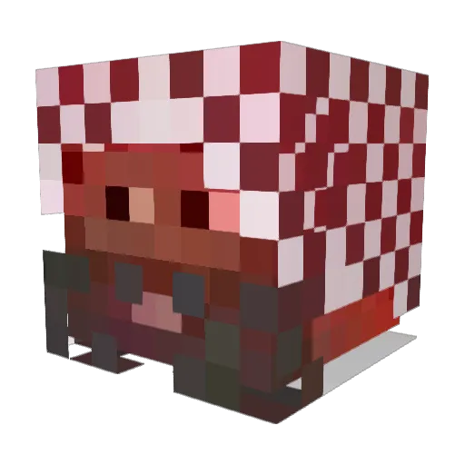 Bodieopro Minecraft avatar head, 3D render