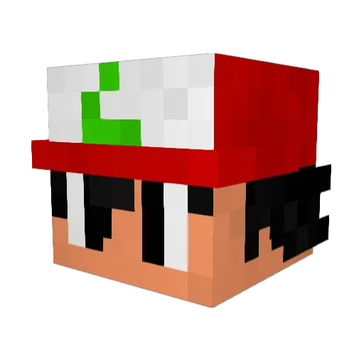 Bodkinarrow Minecraft avatar head, 3D render