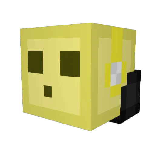 BodoTheReal Minecraft avatar head, 3D render