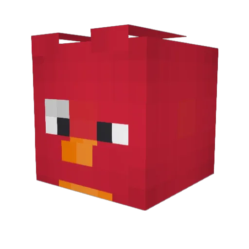 Bodoque11 Minecraft avatar head, 3D render