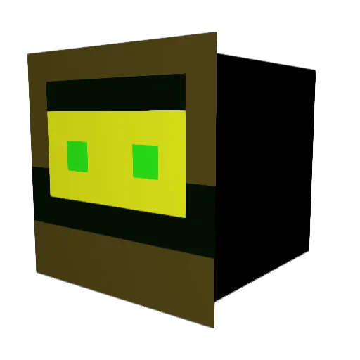 Bodrick123 Minecraft avatar head, 3D render