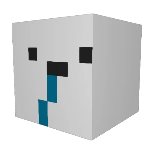 BodyJuice Minecraft avatar head, 3D render