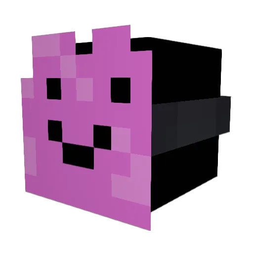 BodyOnFire Minecraft avatar head, 3D render
