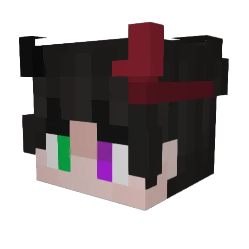 BodyaFlex Minecraft avatar head, 3D render