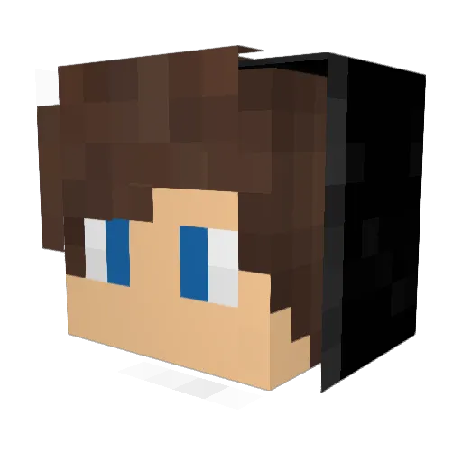 Bodzio13 Minecraft avatar head, 3D render