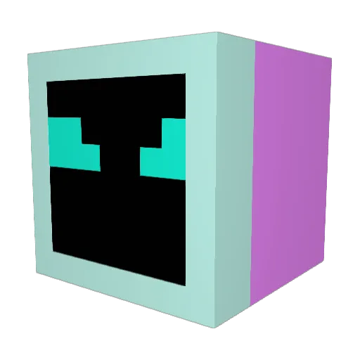 BoeBoeLOS Minecraft avatar head, 3D render