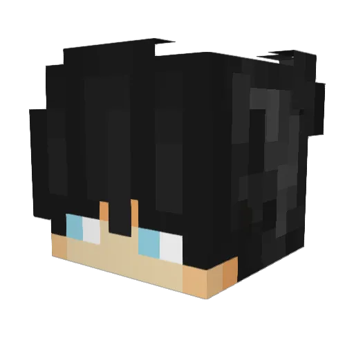 Boebchen36 Minecraft avatar head, 3D render