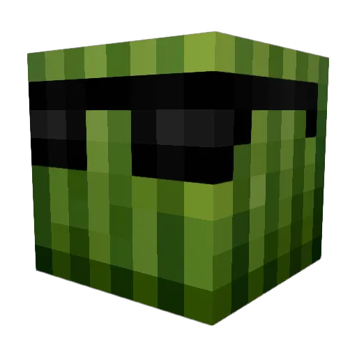 Boedal Minecraft avatar head, 3D render