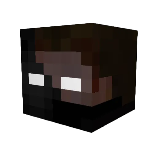 Boegy04 Minecraft avatar head, 3D render