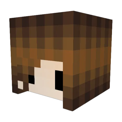 Boehlke4 Minecraft avatar head, 3D render