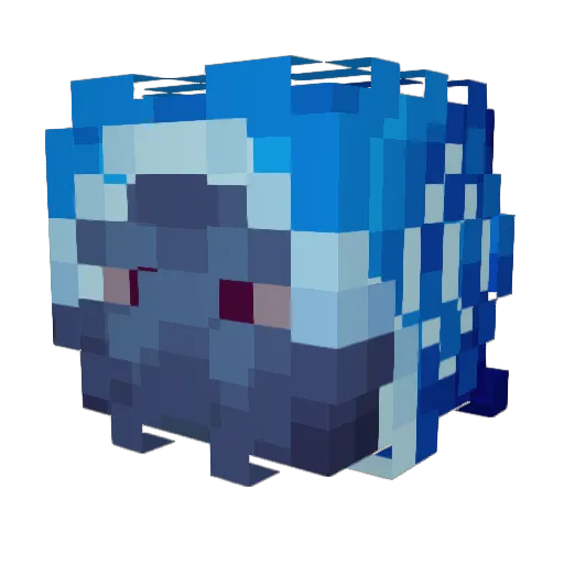 Boenapart Minecraft avatar head, 3D render