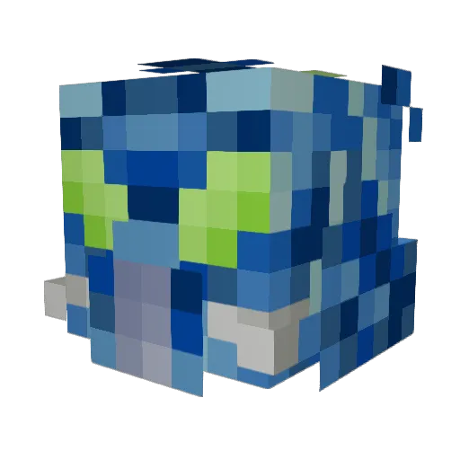 Boer13 Minecraft avatar head, 3D render