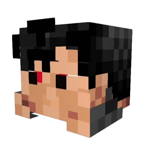 BoereworsG Minecraft avatar head, 3D render