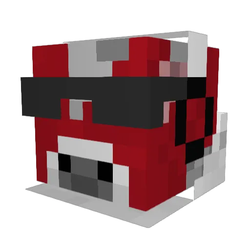 BoeufMERCIER08 Minecraft avatar head, 3D render