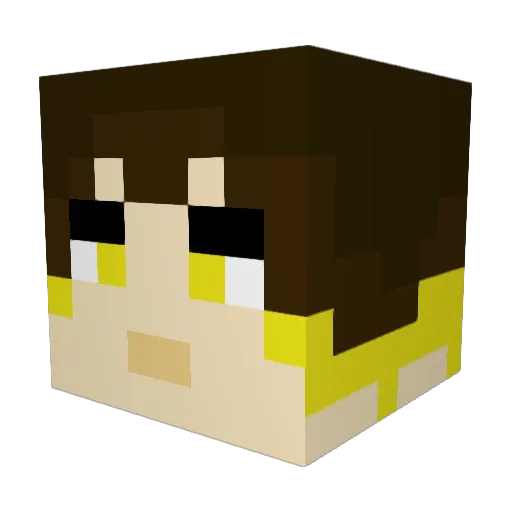 BofaDeez123z Minecraft avatar head, 3D render