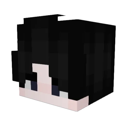 Bofain Minecraft avatar head, 3D render