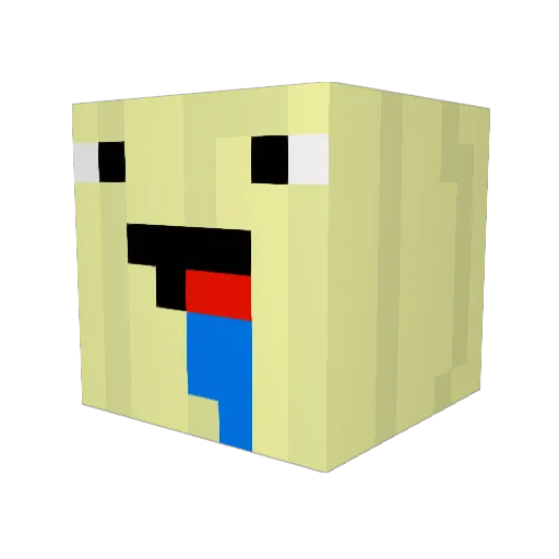 Bofu4935 Minecraft avatar head, 3D render