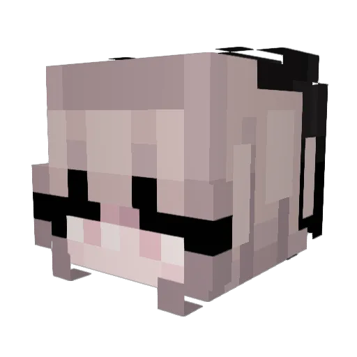 Bog_Fog Minecraft avatar head, 3D render