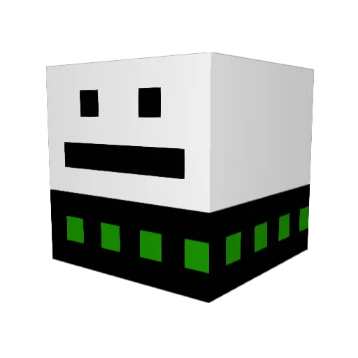 BogdanGuy Minecraft avatar head, 3D render
