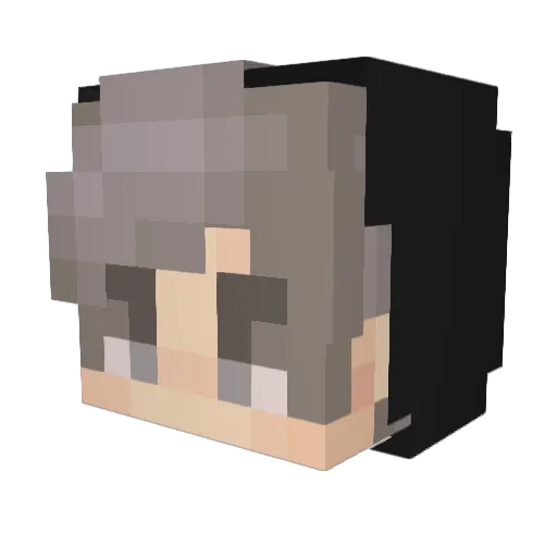 Bogdan_Rud_ Minecraft avatar head, 3D render