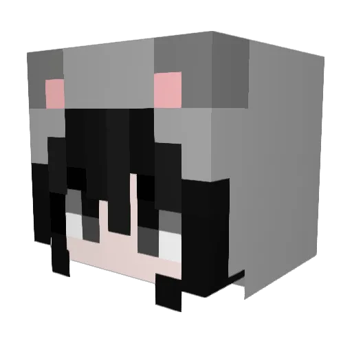 Bogesz20 Minecraft avatar head, 3D render