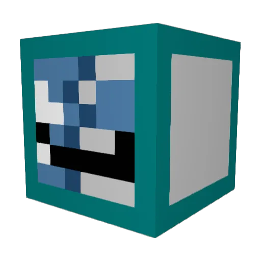 BogoMineCraft Minecraft avatar head, 3D render