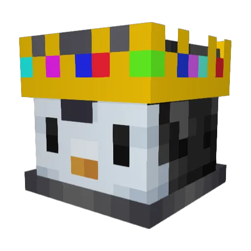 Boguin0 Minecraft avatar head, 3D render