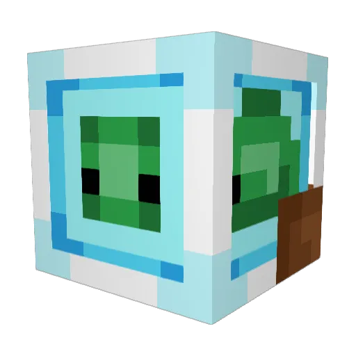 BohdiR0cket Minecraft avatar head, 3D render
