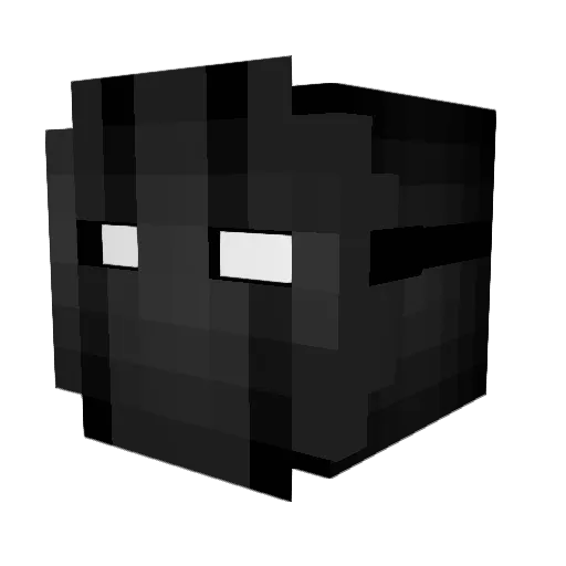 Bohemien Minecraft avatar head, 3D render