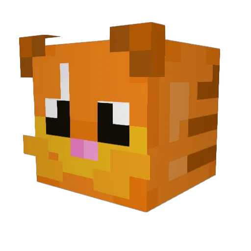 Bohmi392 Minecraft avatar head, 3D render