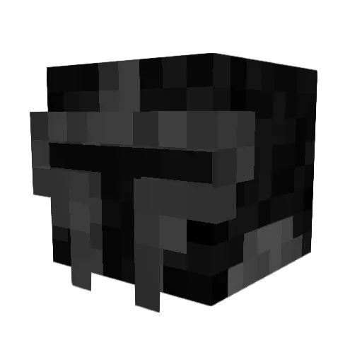 Bohmski Minecraft avatar head, 3D render