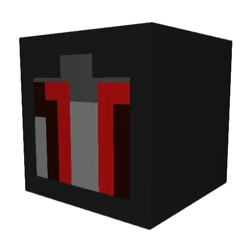 Bohowsky Minecraft avatar head, 3D render