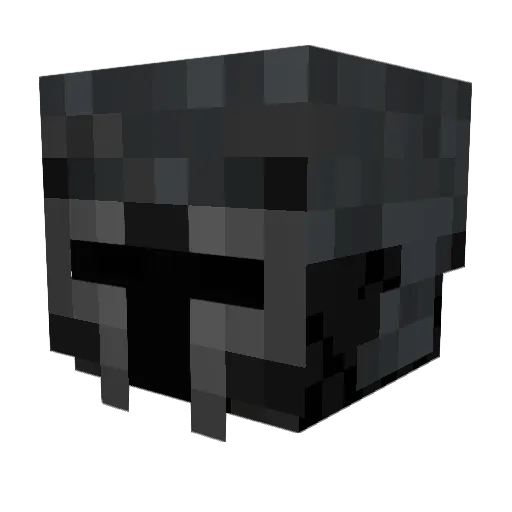 Bohros Minecraft avatar head, 3D render