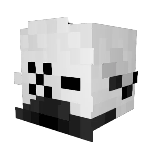 BoiledDragon Minecraft avatar head, 3D render
