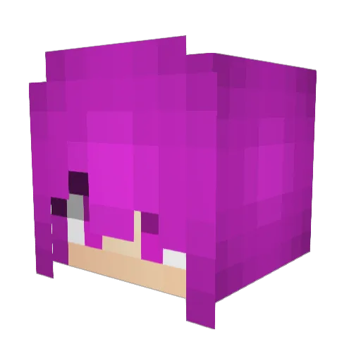 BoiledEggsDee Minecraft avatar head, 3D render