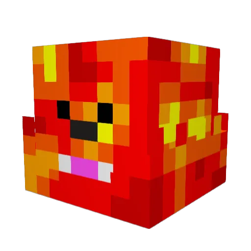 BoinxPingPing Minecraft avatar head, 3D render