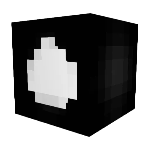 Boisei Minecraft avatar head, 3D render