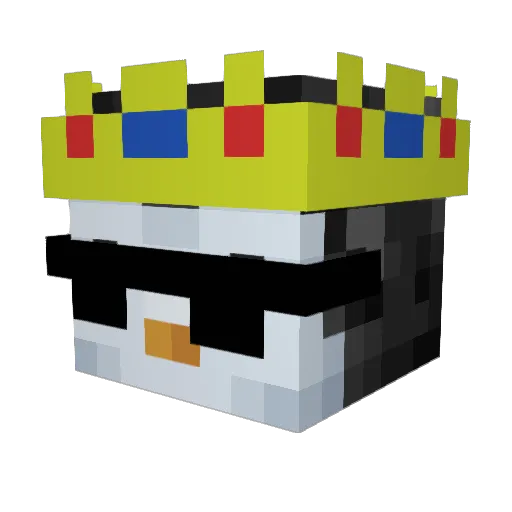 Boistango Minecraft avatar head, 3D render