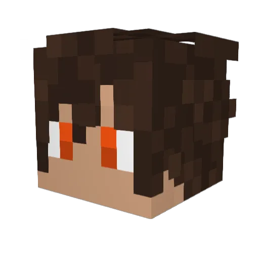 BokoVini Minecraft avatar head, 3D render