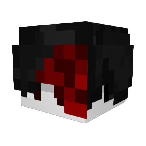 BolachaPVP Minecraft avatar head, 3D render